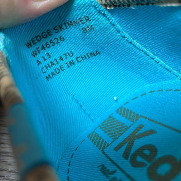 Keds Damsel Cheetah Print Women’s Size 8M Skimmer Jute Wrapped Wedge - Picture 6 of 10